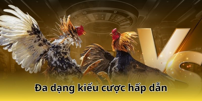 Đa dạng kiểu cược hấp dẫn